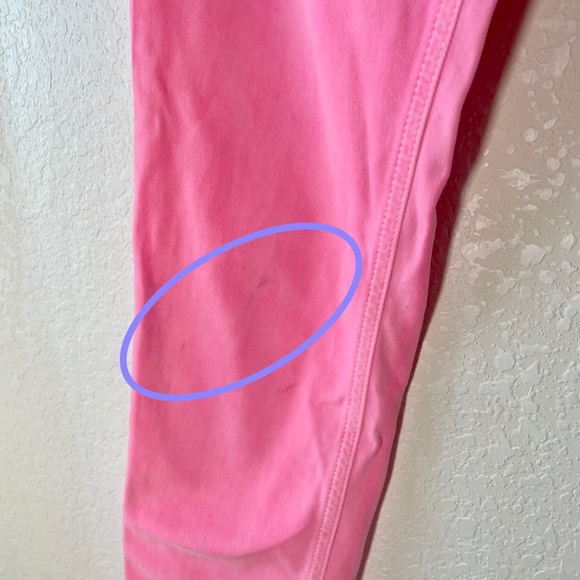 Neon Barbie Pink Rag & Bone Skinny Stretch Jeans - Picture 8 of 8